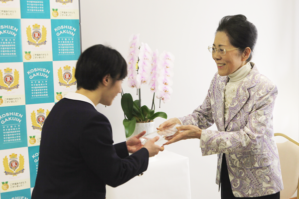 板橋美波さん 久米利男記念賞受賞